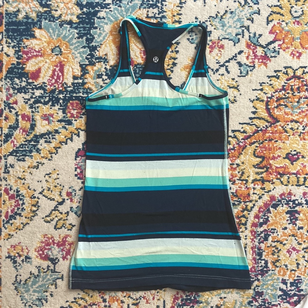 Lululemon Striped Racer Back - Picture 2 of 2